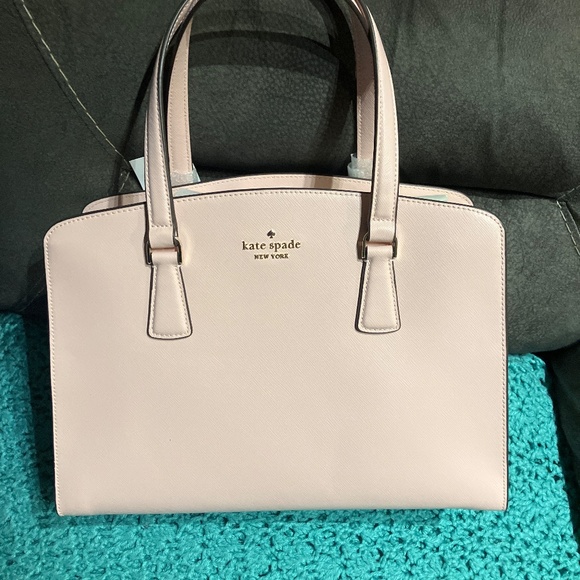 Kate Spade “Perry” Lg Saffiano Satchel Bag - Picture 8 of 9